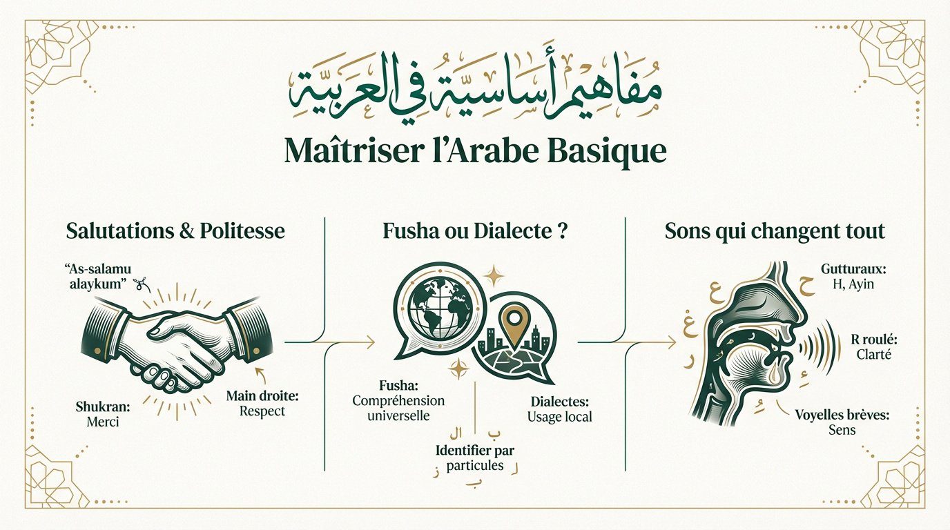 Apprendre une phrase arabe de base pour communiquer efficacement